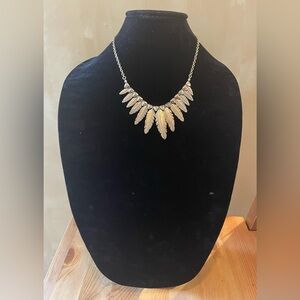 Gold Feather Necklace